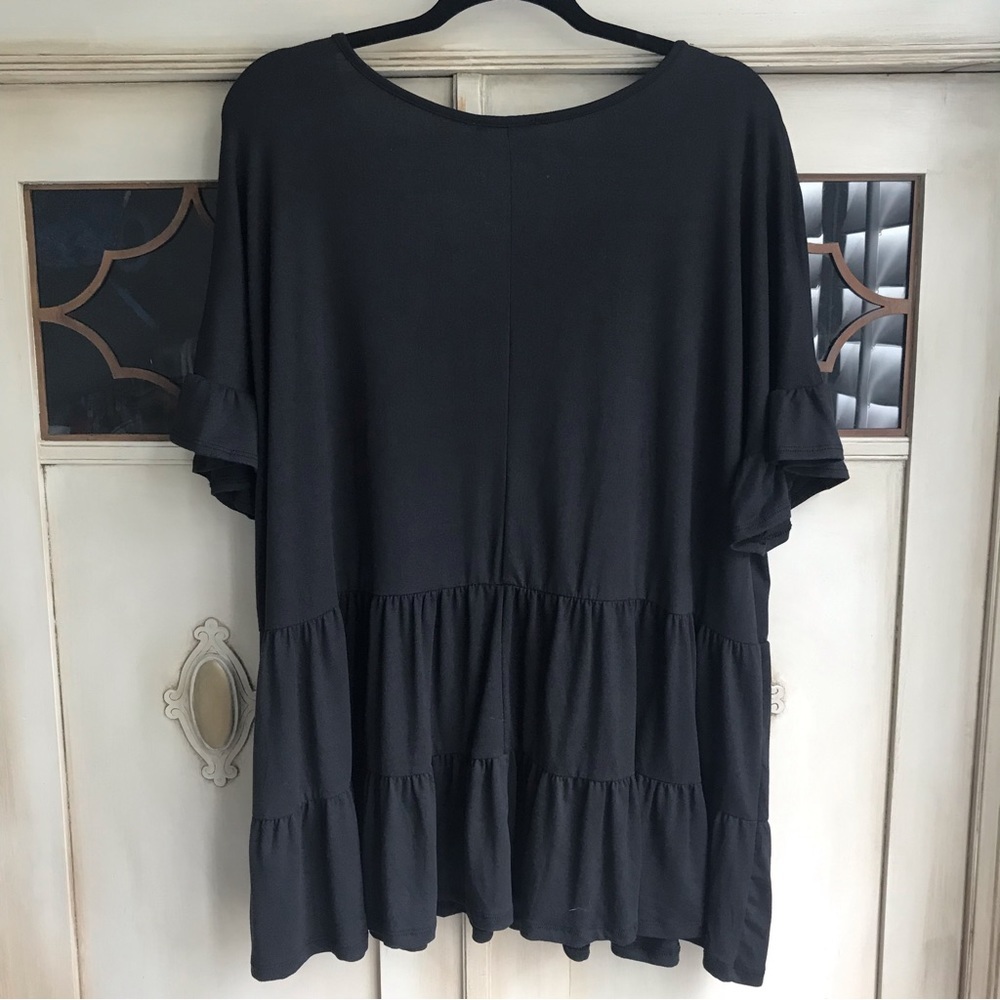 NWT Soft Boutique Peplum Top - Picture 4 of 5